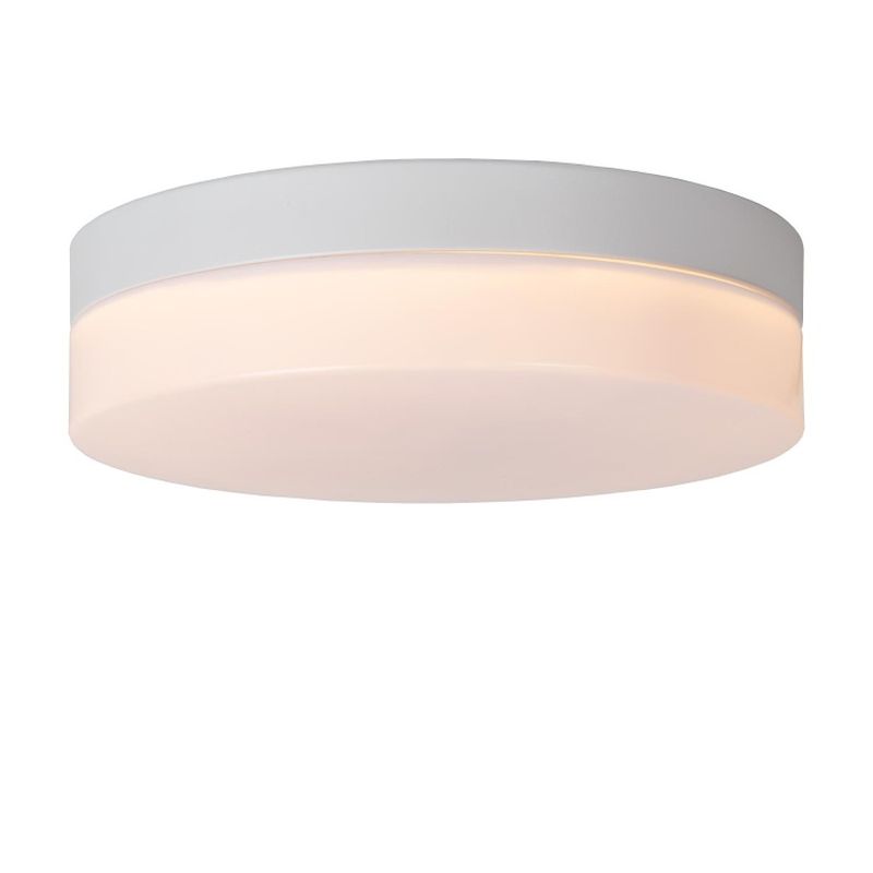 Lucide BISKIT - Zapustené stropné svietidlo Kúpeľňa - Ø 23 cm - LED - 1x12W 2700K - IP44 - Biela